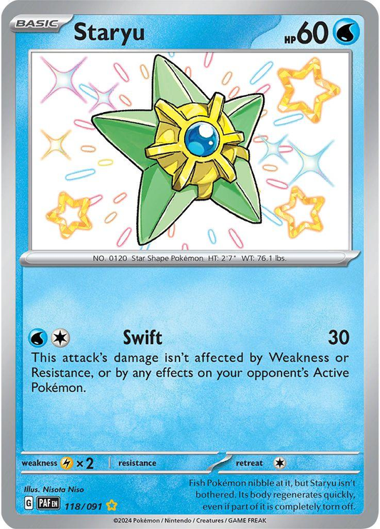 Staryu Shiny - Paldean Fates