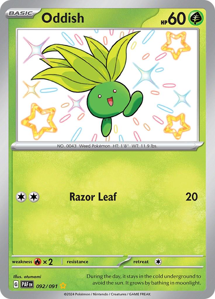 Oddish Shiny - Paldean Fates