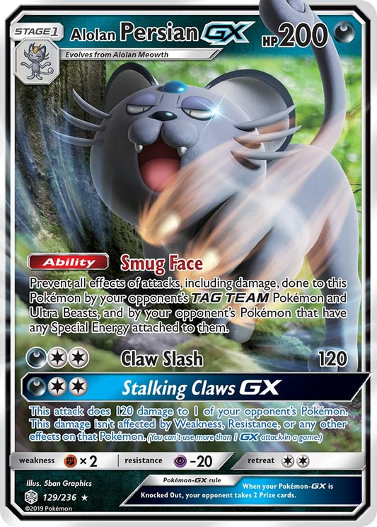 Alolan Persian GX - Cosmic Eclipse