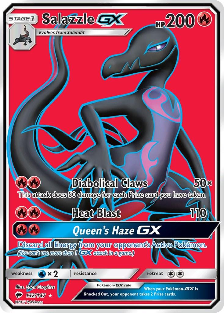 Salazzle GX Full Art - Burning Shadows