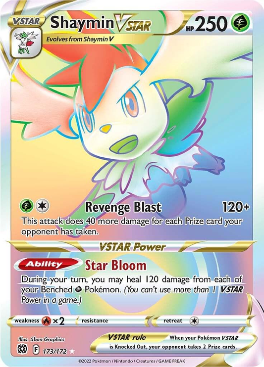 Shaymin VSTAR Rainbow - Brilliant Stars