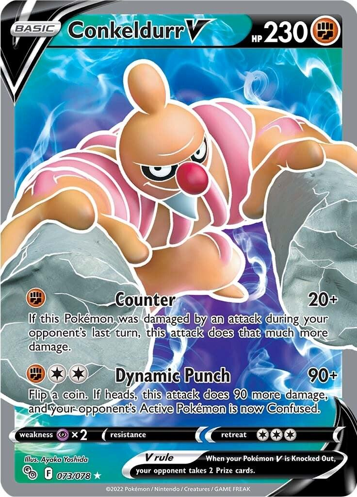 Conkeldurr V Full Art - Pokemon GO
