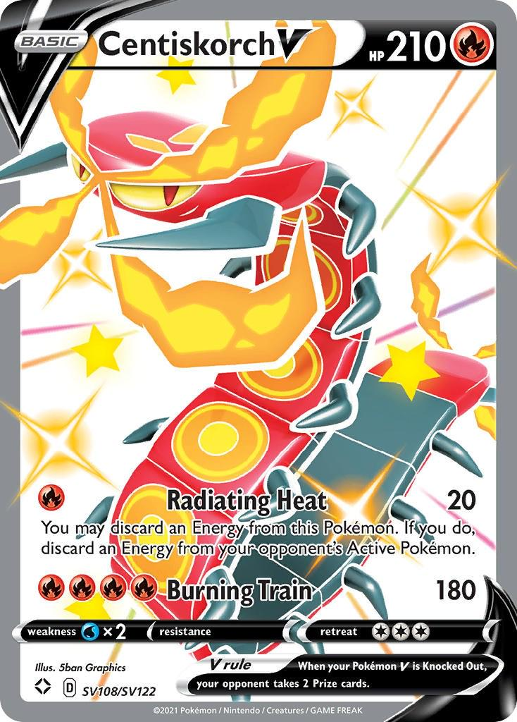 Cenitskorch V Full Art Shiny - Shining Fates