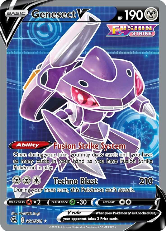Genesect V Full Art - Fusion Strike