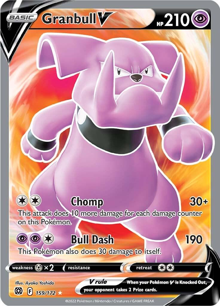 Granbull V Full Art - Brilliant Stars