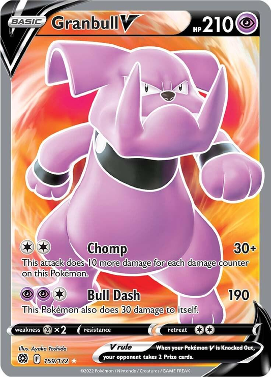 Granbull V Full Art - Brilliant Stars