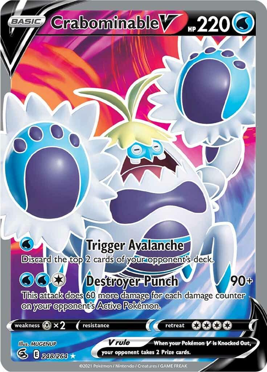 Crabominable V Full Art - Fusion Strike