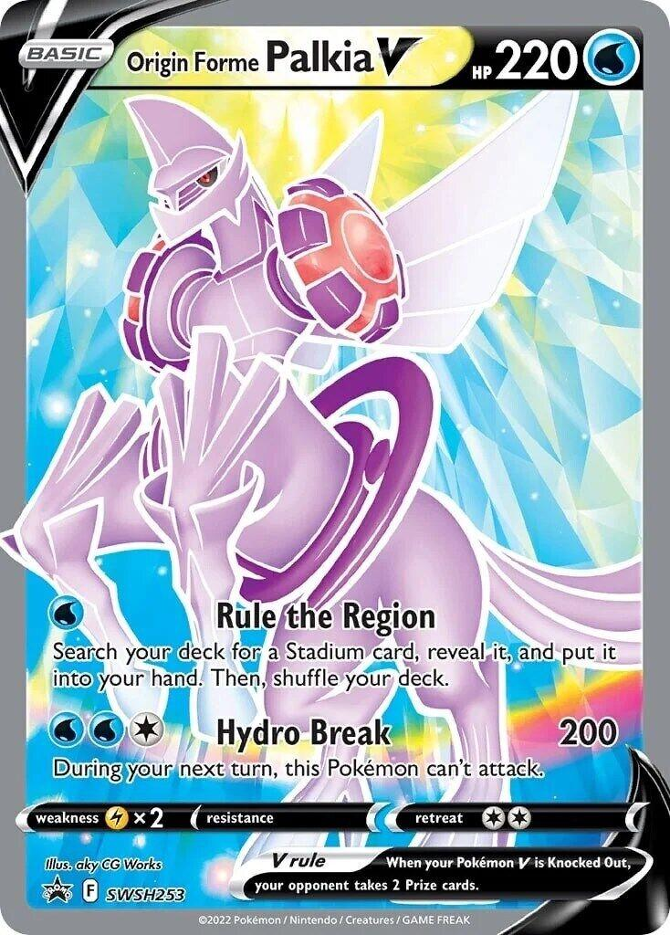 Origin Forme Palkia V Full Art - Sword & Shield Promo