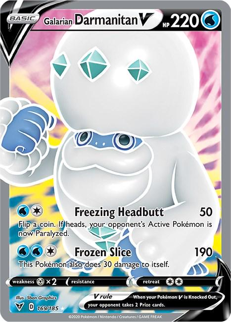 Galarian Darmanitan V Full Art - Vivid Voltage