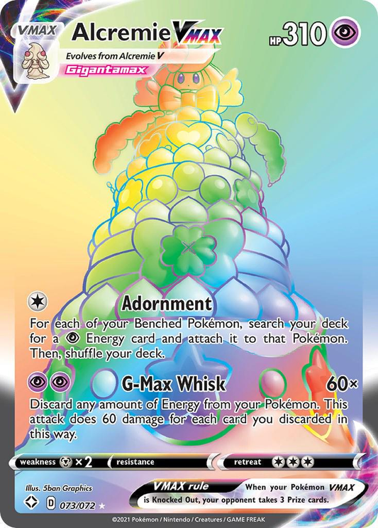 Alcremie VMAX Rainbow - Shining Fates