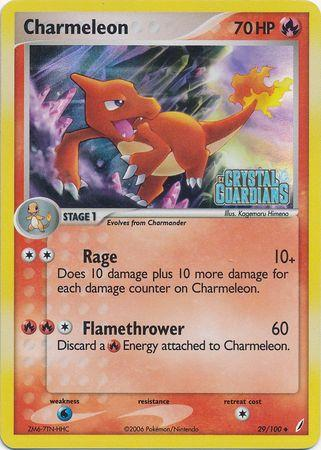 Charmeleon Reverse Holografico - EX Crystal Guardians