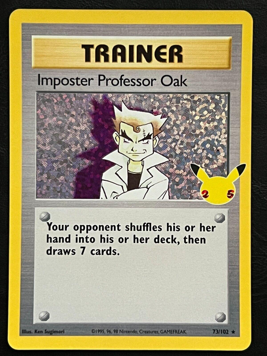 Imposter Professor Oak - Celebrations