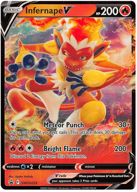 Infernape V - Sword & Shield Promo