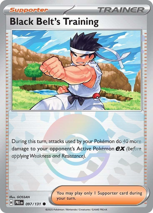 Black Belt's Training 97 Reverse Poke Ball - Prismatic Evolutions