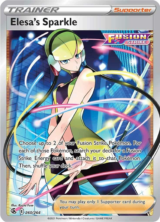 Elesa's Sparkle Full Art - Fusion Strike