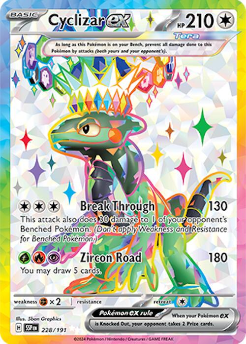 Cyclizar EX Full Art - Surging Sparks