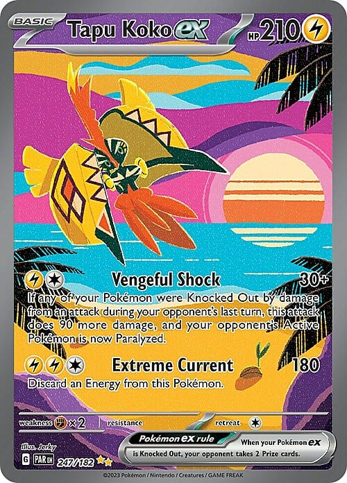 Tapu Koko Special Illustration Rare - Paradox Rift