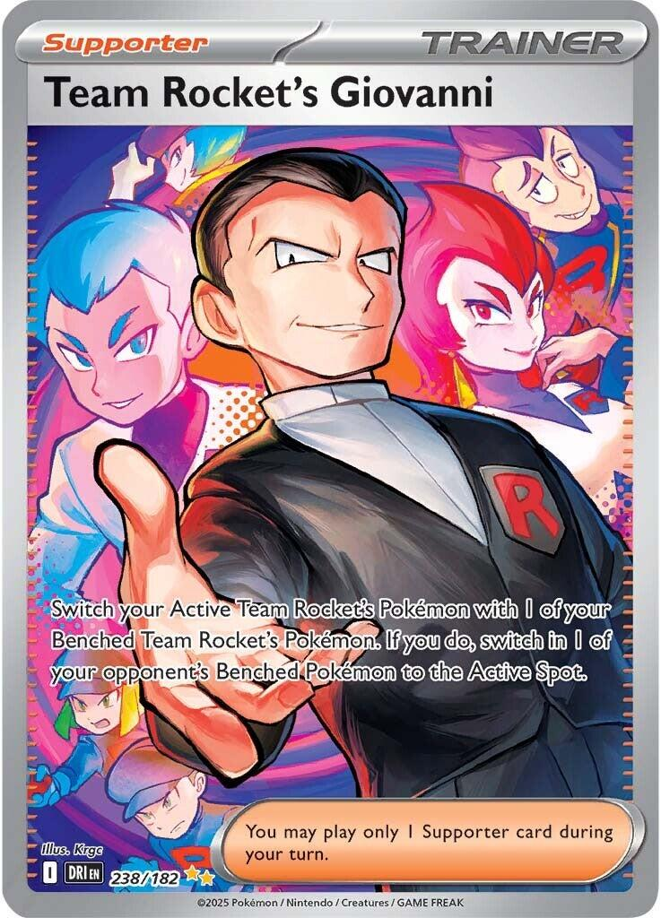 Team Rocket's Giovanni Special Illustration Rare - Destined Rivals