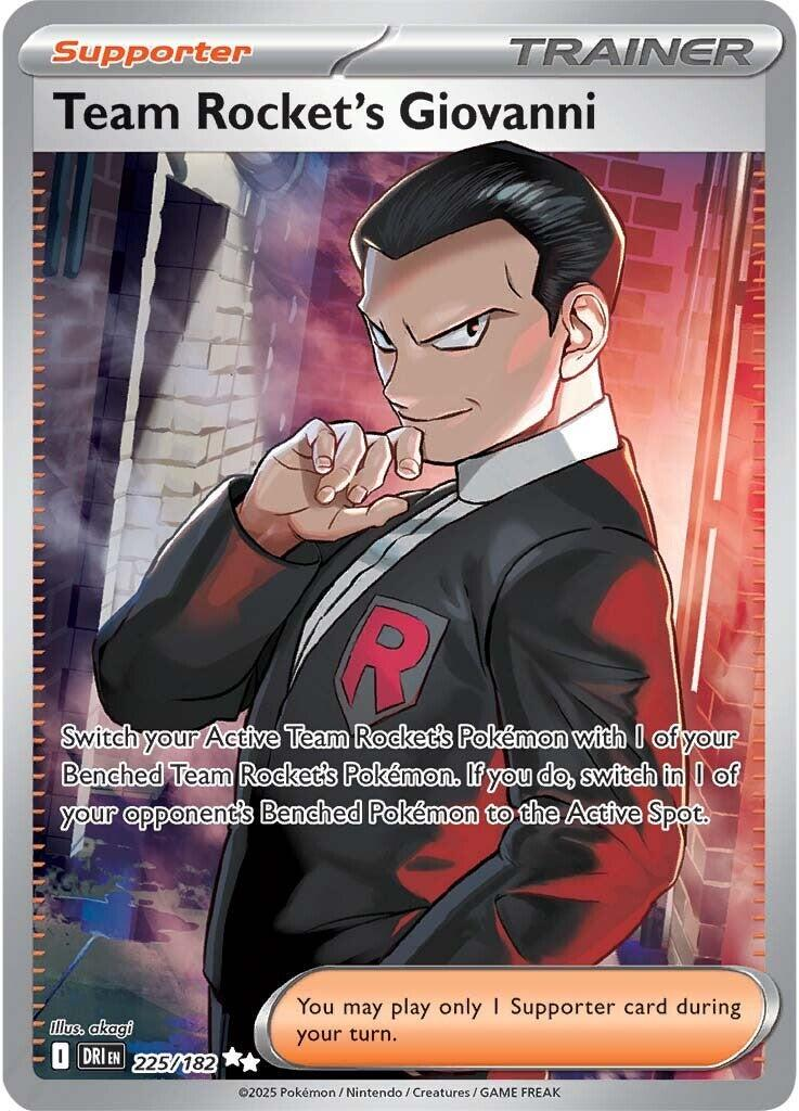 Team Rocket's Giovanni Full Art - Destined Rivals