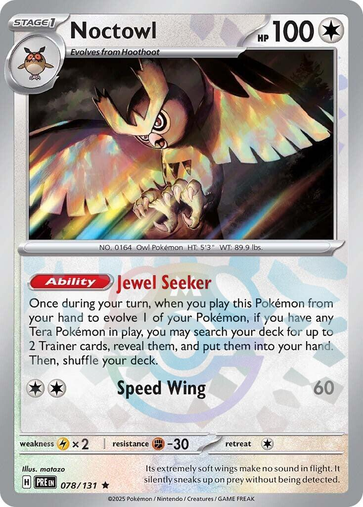 Noctowl Master Ball - Prismatic Evolutions