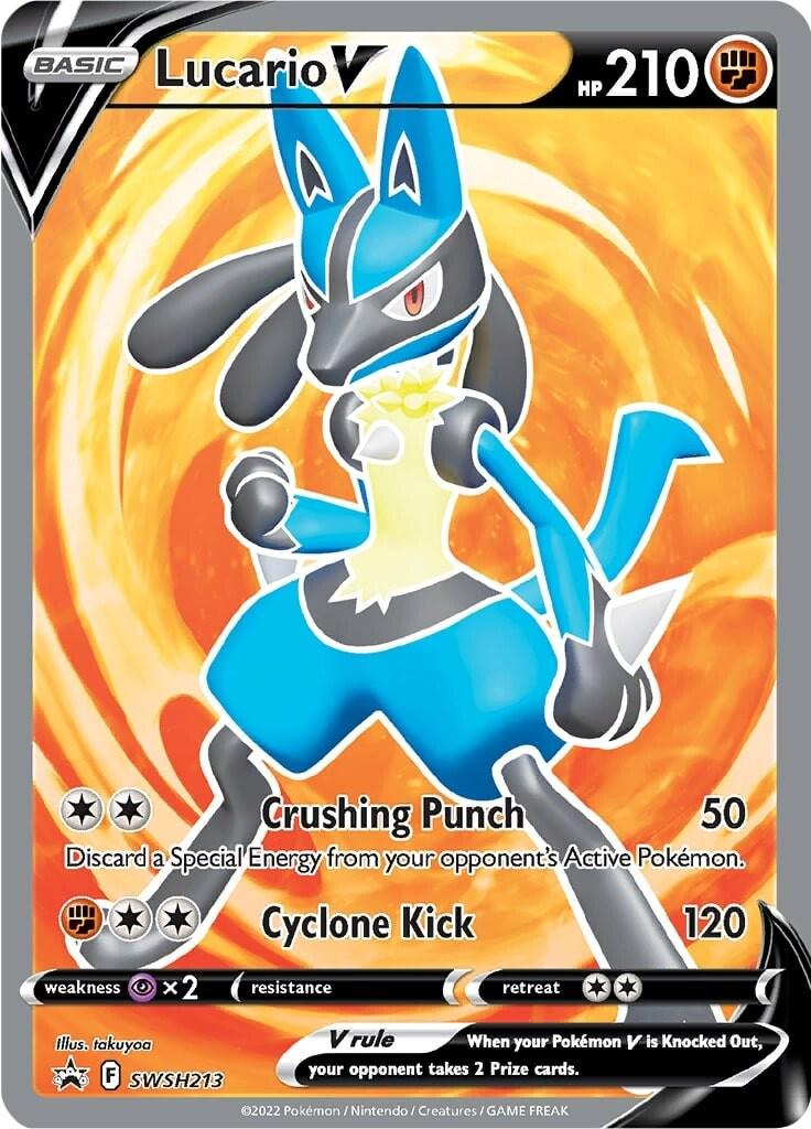 Lucario V Full Art - Sword & Shield Promo