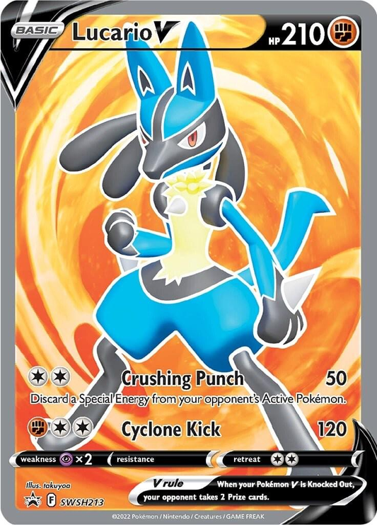 Lucario V Full Art - Sword & Shield Promo