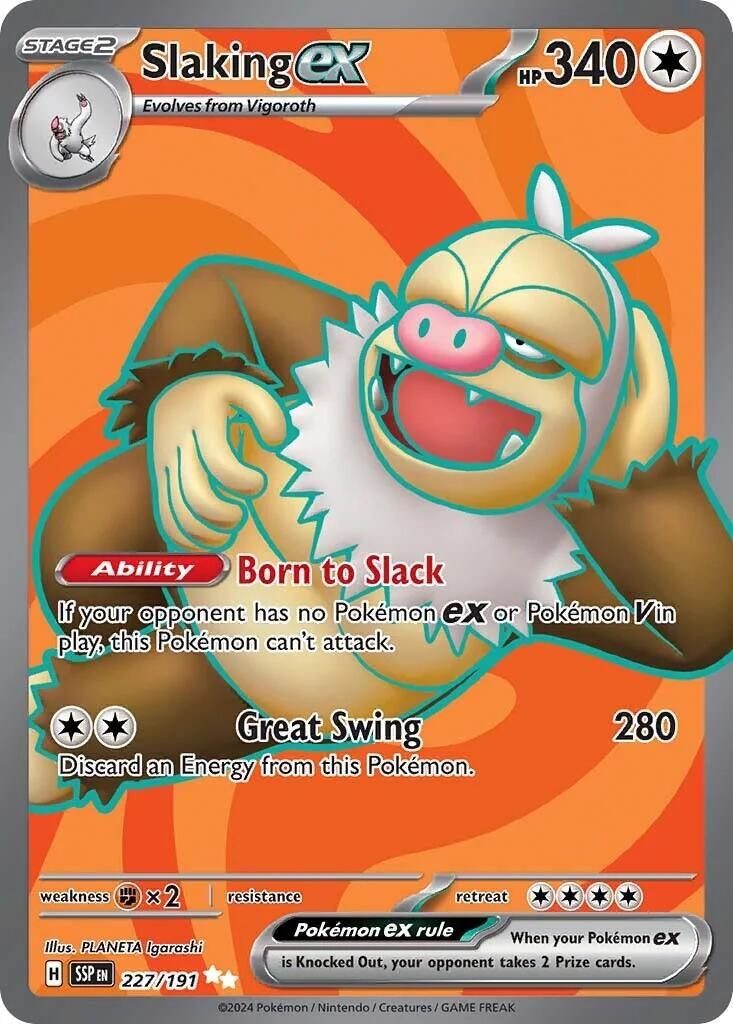 Slaking EX Full Art - Surging Sparks