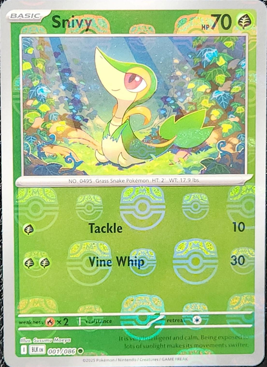 Snivy Master Ball - Black Bolt