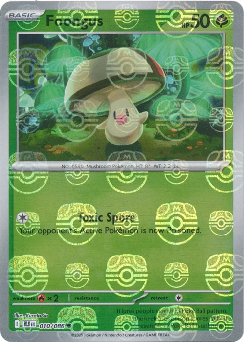 Foongus Master Ball - Black Bolt