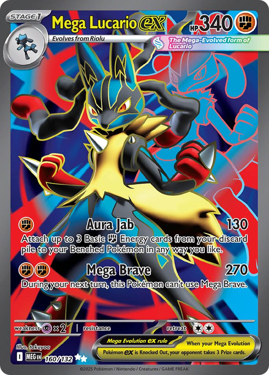 Mega Lucario EX Full Art - Mega Evolution