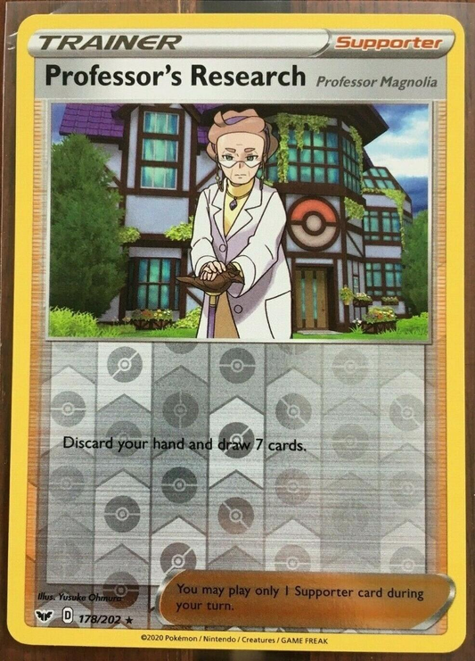 Professor's Research (Magnolia) Reverse Holografico - Sword & Shield Base Set