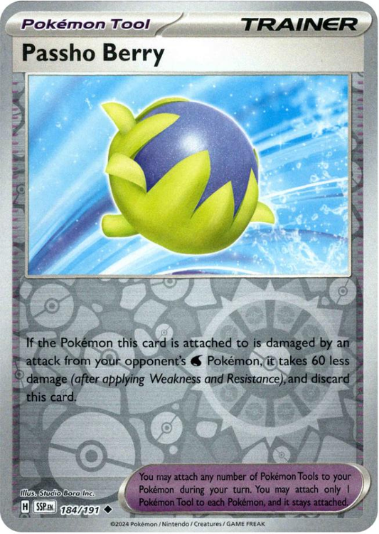 Passho Berry Reverse Holografico - Surging Sparks