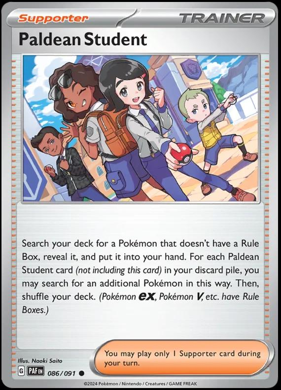 Paldean Student 86 - Paldean Fates