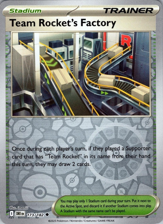 Team Rocket's Factory Reverse Holografico - Destined Rivals