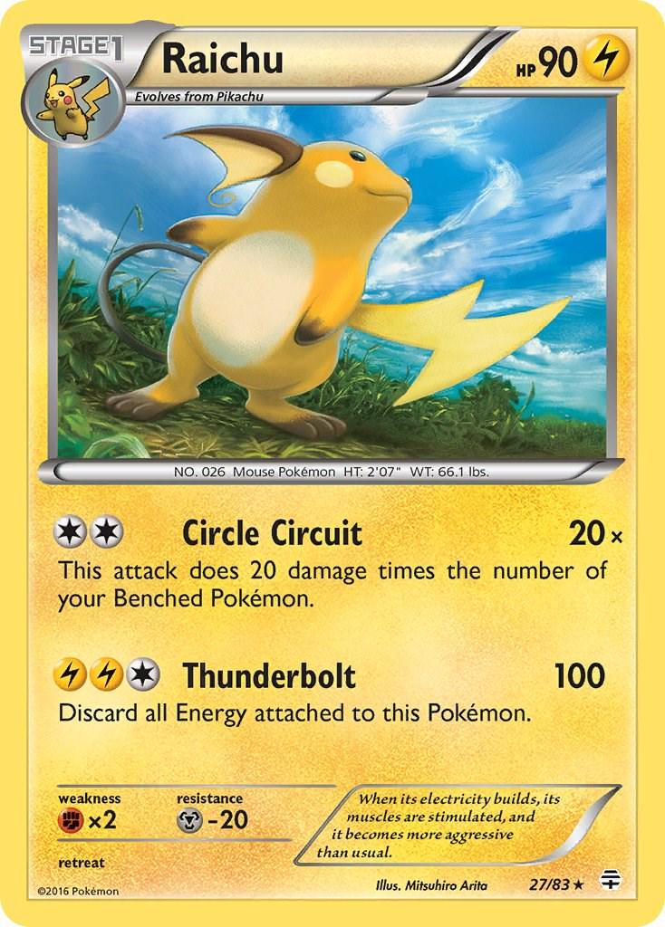 Raichu Holografico - Genarations