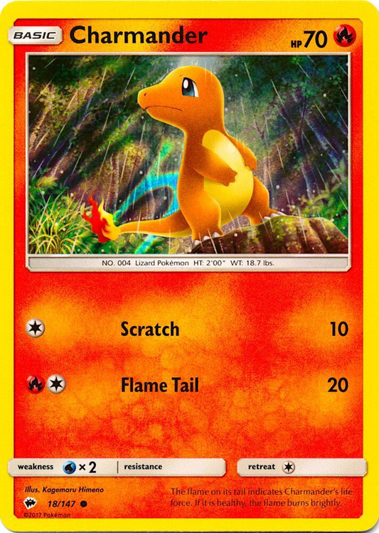 Charmander Holografico - Burning Shadows