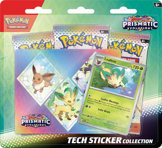 Prismatic Evolutions Tech Sticker Leafeon