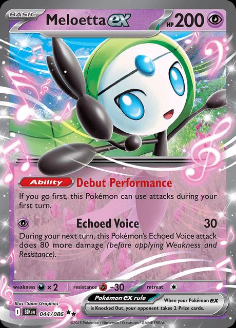 Meloetta EX - Black Bolt