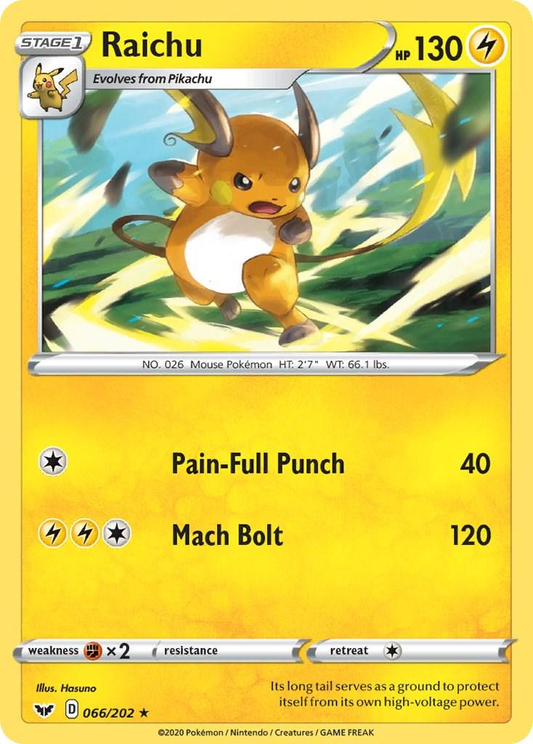 Raichu - Sword & Shield Base Set