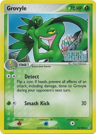 Grovyle Reverse Holografico 32 - EX Crystal Guardians
