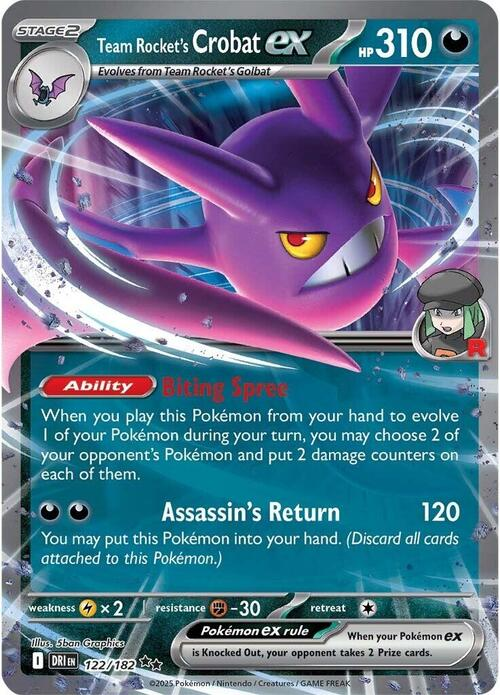 Team Rocket's Crobat EX - Destined Rivals