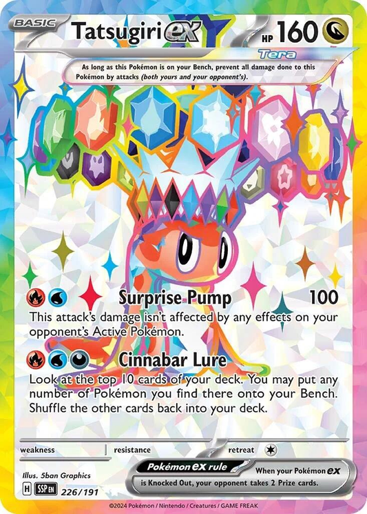 Tatsugiri EX Full Art - Surging Sparks