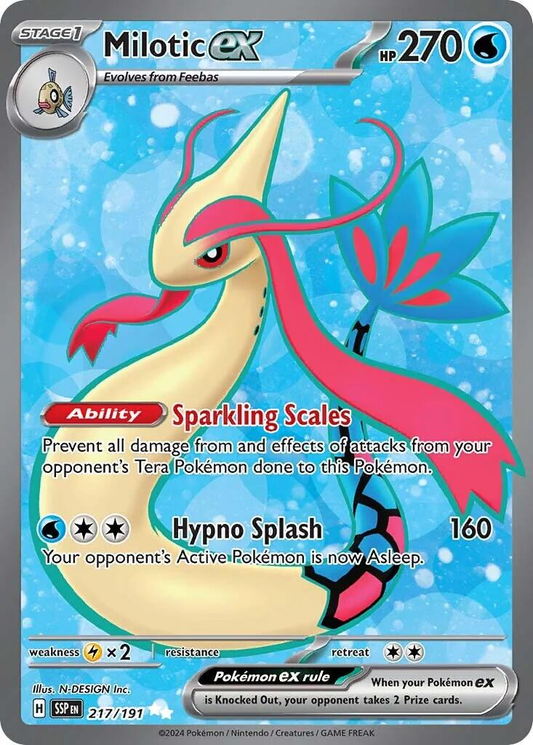 Milotic EX Full Art - Surging Sparks