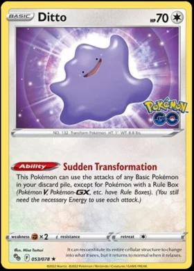 Ditto Holografico - Pokemon GO