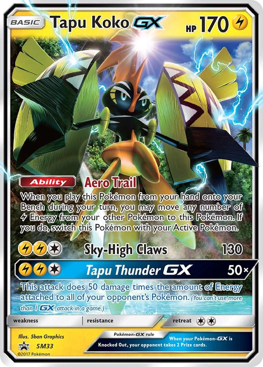 Tapu Koko GX (LP) - Sun & Moon Promo