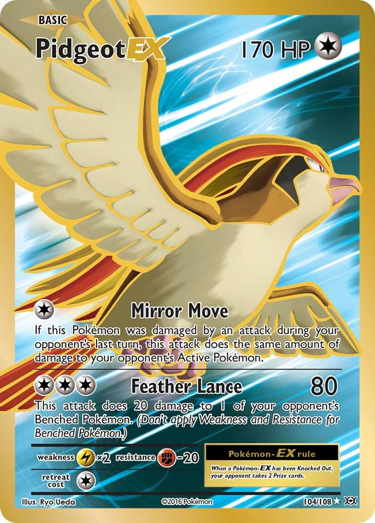 Pidgeot EX Full Art (LP) - Evolutions