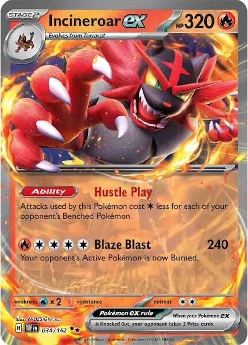 Incineroar EX - Temporal Forces
