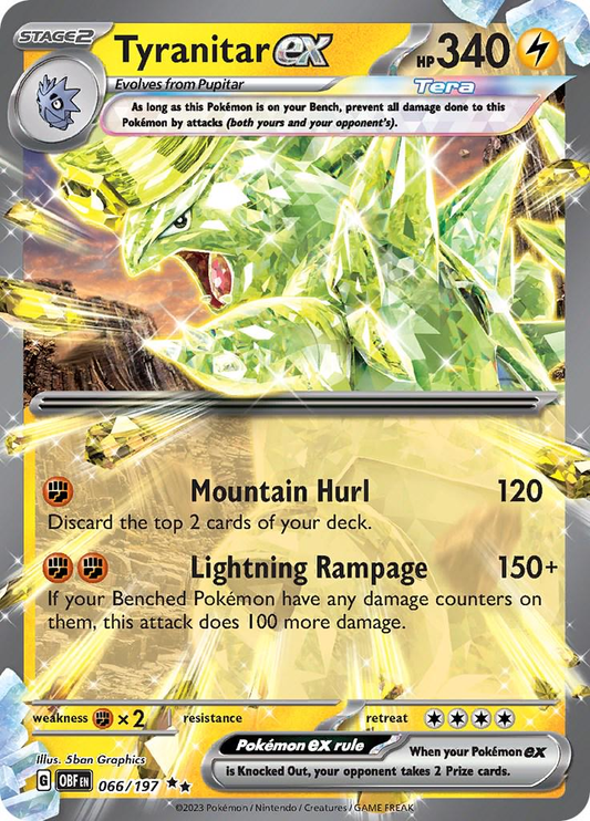 Tyranitar EX - Obsidian Flames