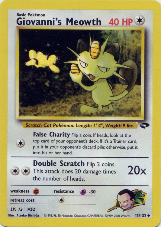 Giovanni's Meowth - Gym Challenge