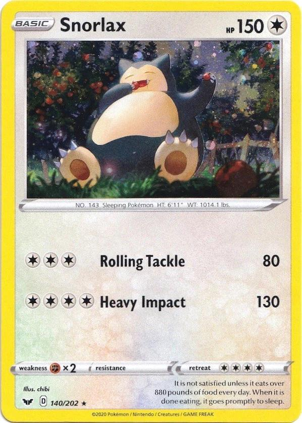Snorlax Cosmos Holografico - Sword & Shield Base Set